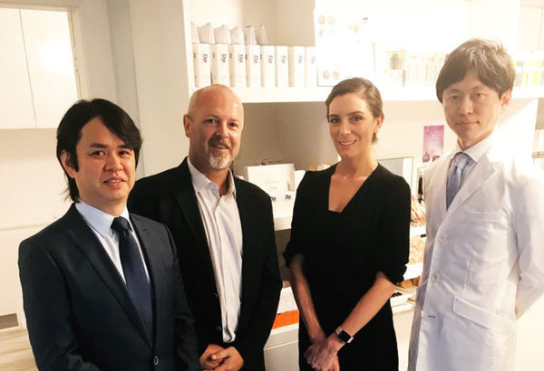 CEO of Dermapen, Stene Marshall and Dr Satoshi Hashimoto from Japan visit The Facial Room